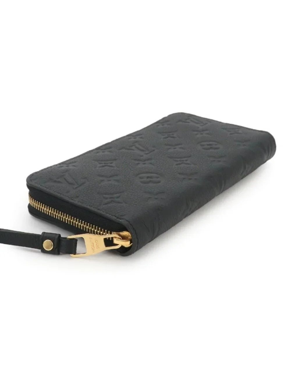 Louis Vuitton Monogram Empreinte Zippy Wallet Leather Noir